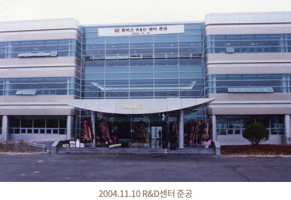 2004. 11. 10. R&D센터 준공