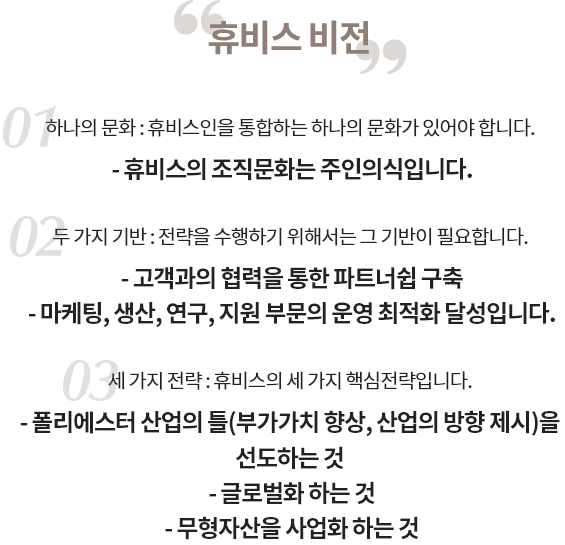 휴비스 비전